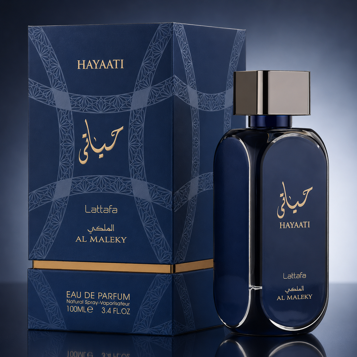 Lattafa Hayaati Al Maleky Eau de Parfum – 100ml / 3.4 Fl. Oz.