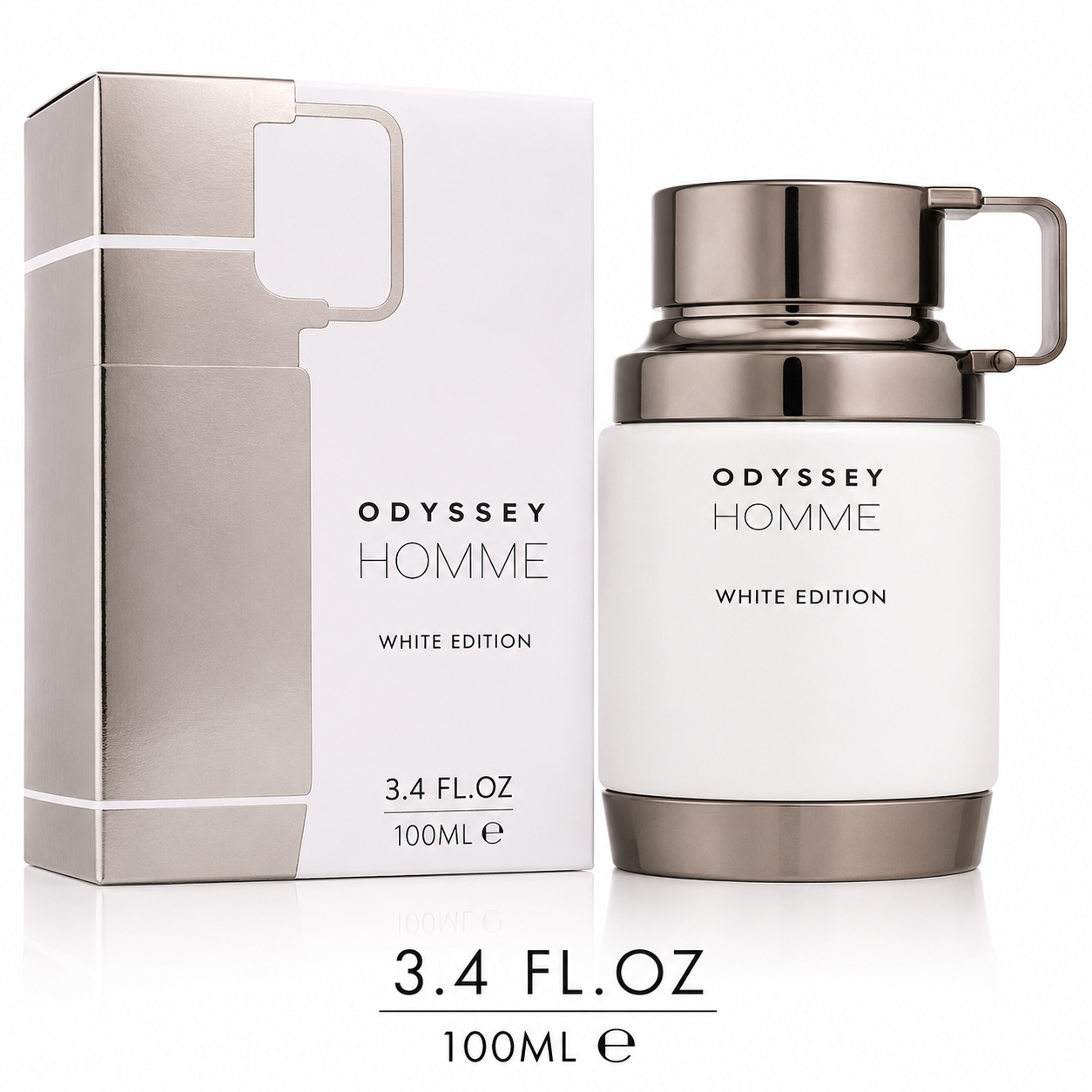 Armaf Odyssey Homme White Edition Eau de Parfum for Men – 100ml / 3.4 Fl. Oz.
