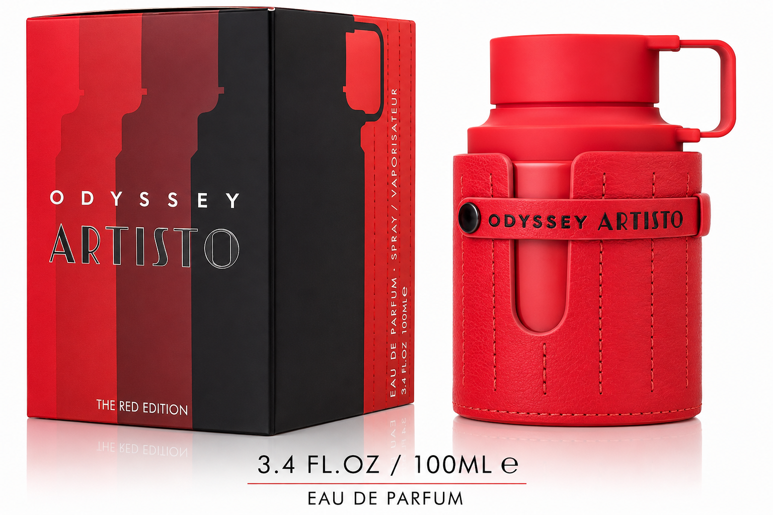 Armaf Odyssey Artisto The Red Edition Eau de Parfum – 100ml / 3.4 Fl. Oz. Men’s Fragrance