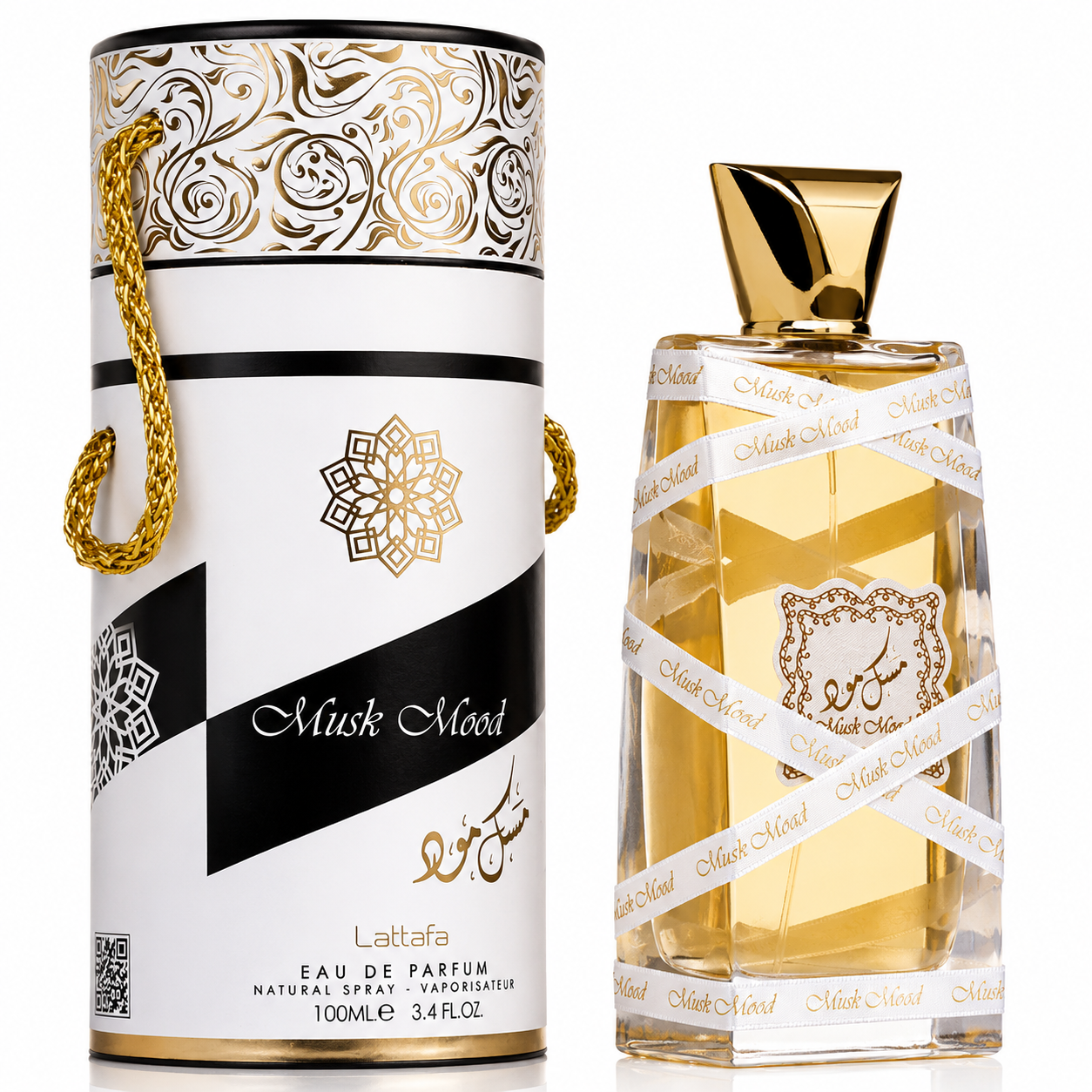 Lattafa Musk Mood Eau de Parfum – 100ml / 3.4 Fl. Oz. Luxury Musk Fragrance