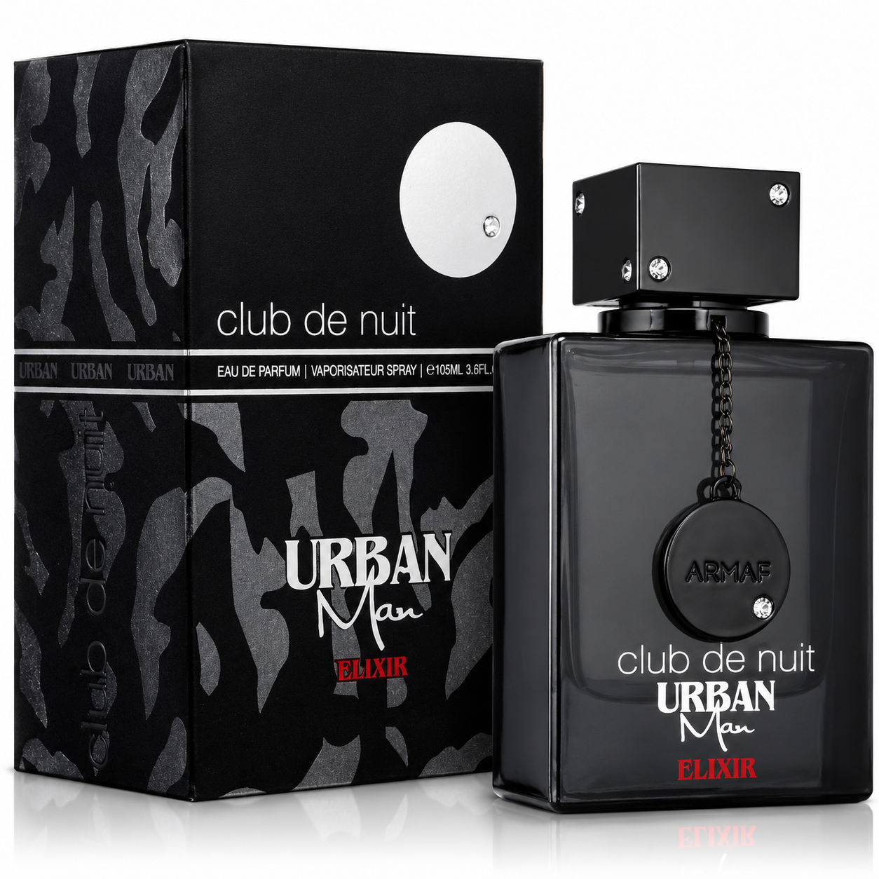 Armaf Club de Nuit Urban Man Elixir Eau de Parfum – 105ml / 3.6 Fl. Oz. Luxury Men’s Fragrance