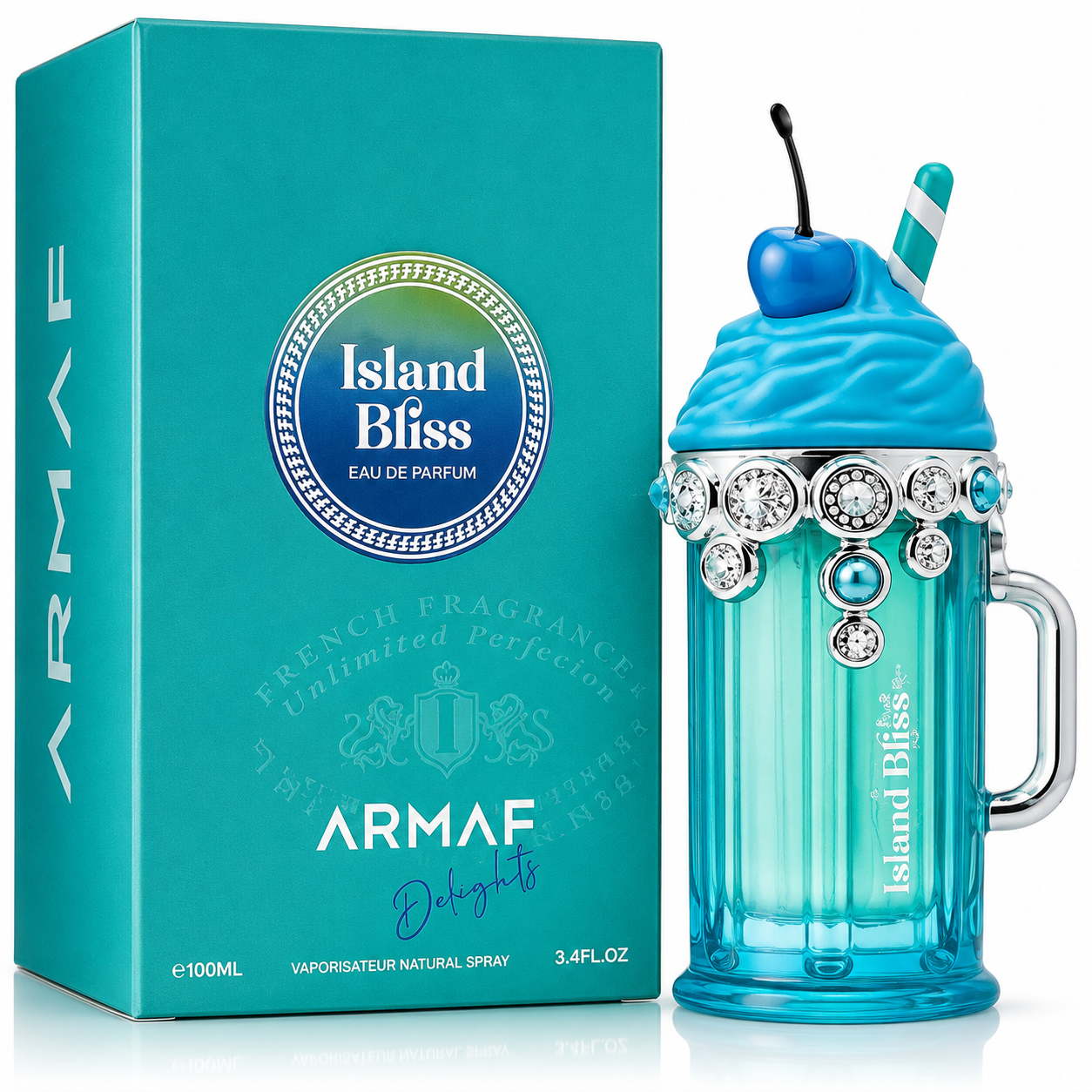 Armaf Delights Island Bliss Eau de Parfum – 100ml / 3.4 Fl. Oz. Tropical Gourmand Fragrance