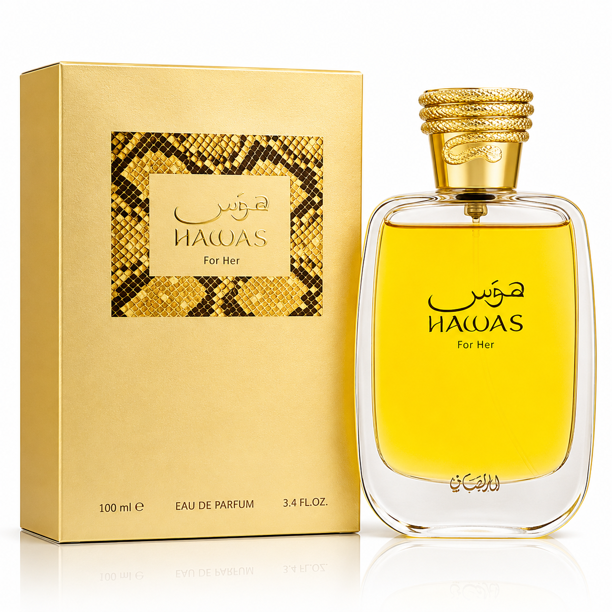 Rasasi Hawas for Her Eau de Parfum – 100ml / 3.4 Fl. Oz. Women’s Fragrance