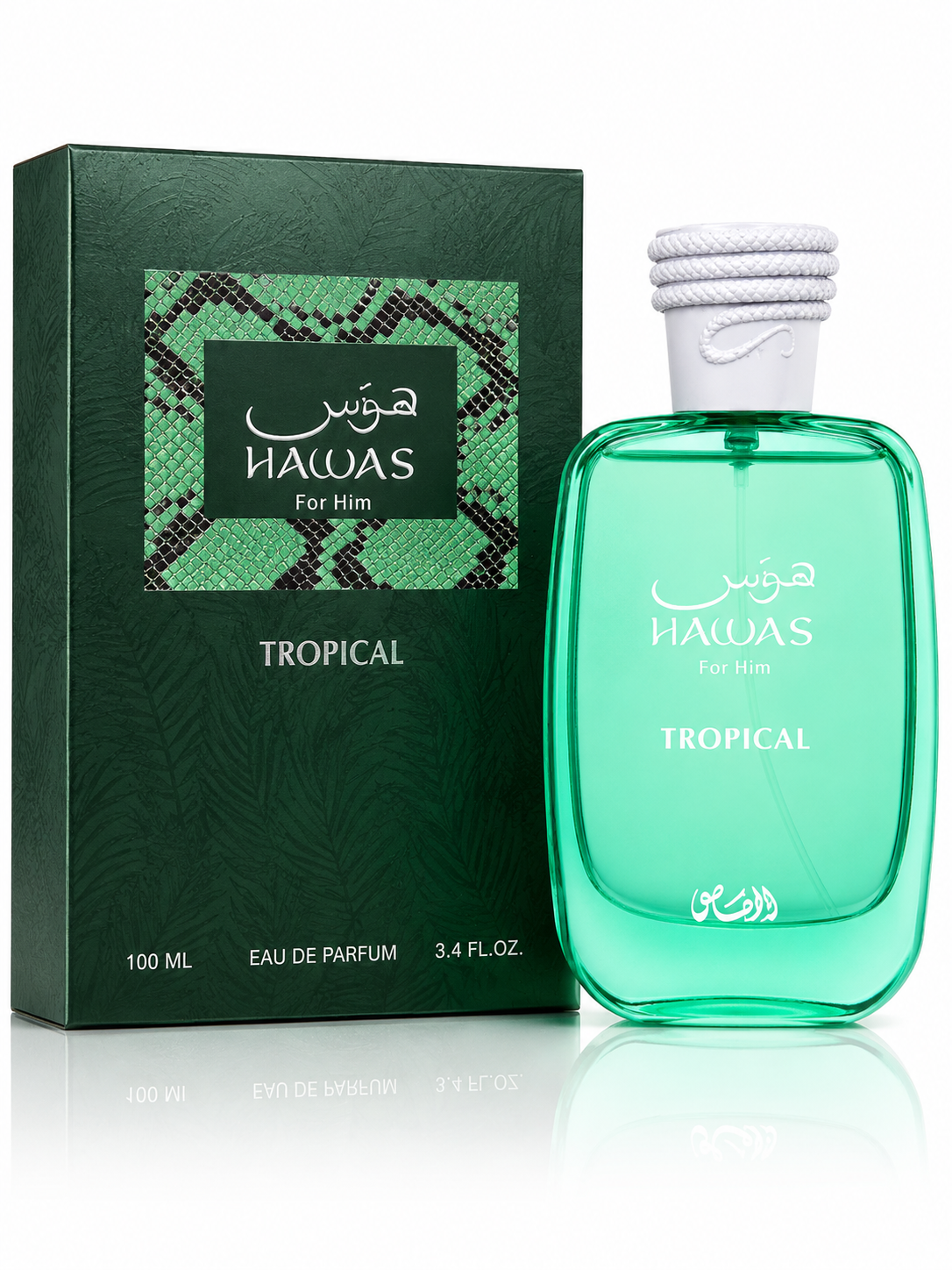 Rasasi Hawas Tropical for Him Eau de Parfum – 100ml / 3.4 Fl. Oz. Men’s Fragrance