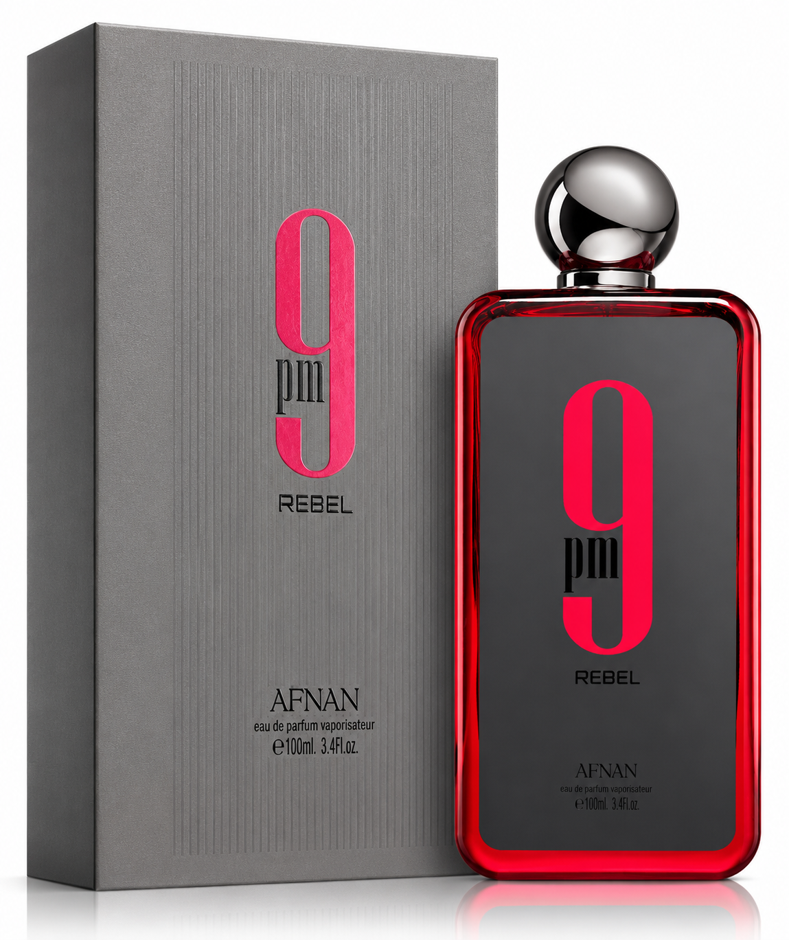 Afnan 9PM Rebel Eau de Parfum – 100ml / 3.4 Fl. Oz. Men’s Fragrance
