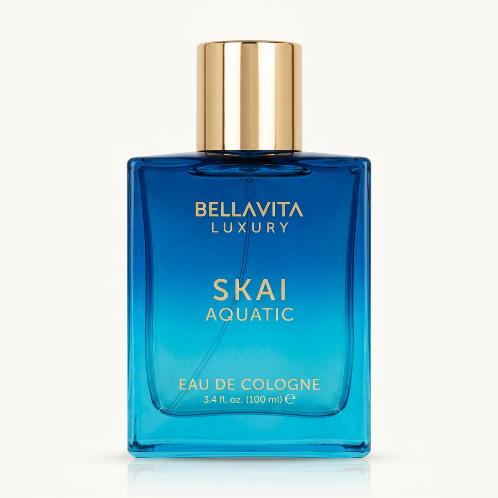 BellaVita Luxury SKAI Eau de Cologne for Men & Women – 100ml / 3.4 Fl. Oz.