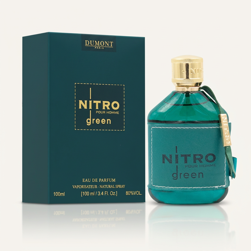 Dumont Nitro Green Eau de Parfum – 100ml / 3.4 Fl. Oz.