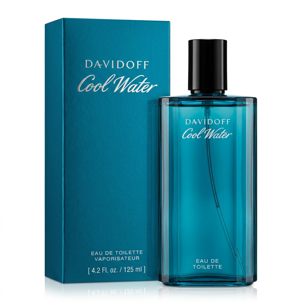 Davidoff Cool Water Eau de Toilette for Men – 125ml / 4.2 Fl. Oz.