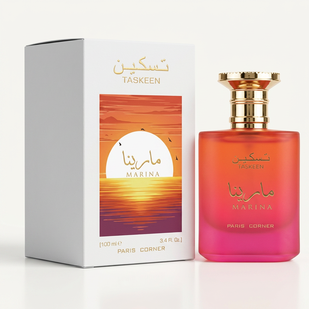 Paris Corner Taskeen Marina Tropical Eau de Parfum for Unisex – 100ml / 3.4 Fl. Oz.