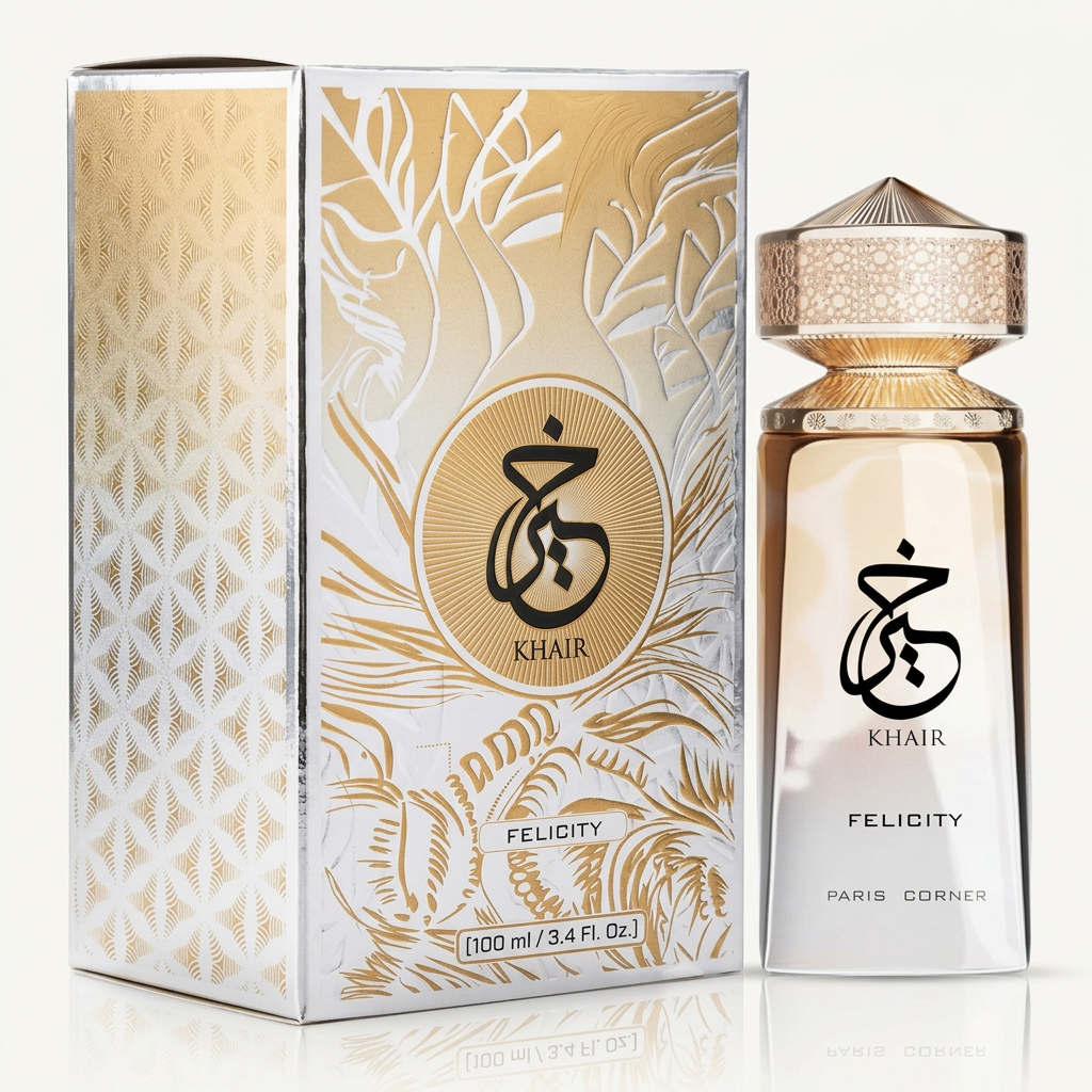 Paris Corner Khair Felicity Eau de Parfum for Unisex – 100ml / 3.4 Fl. Oz.