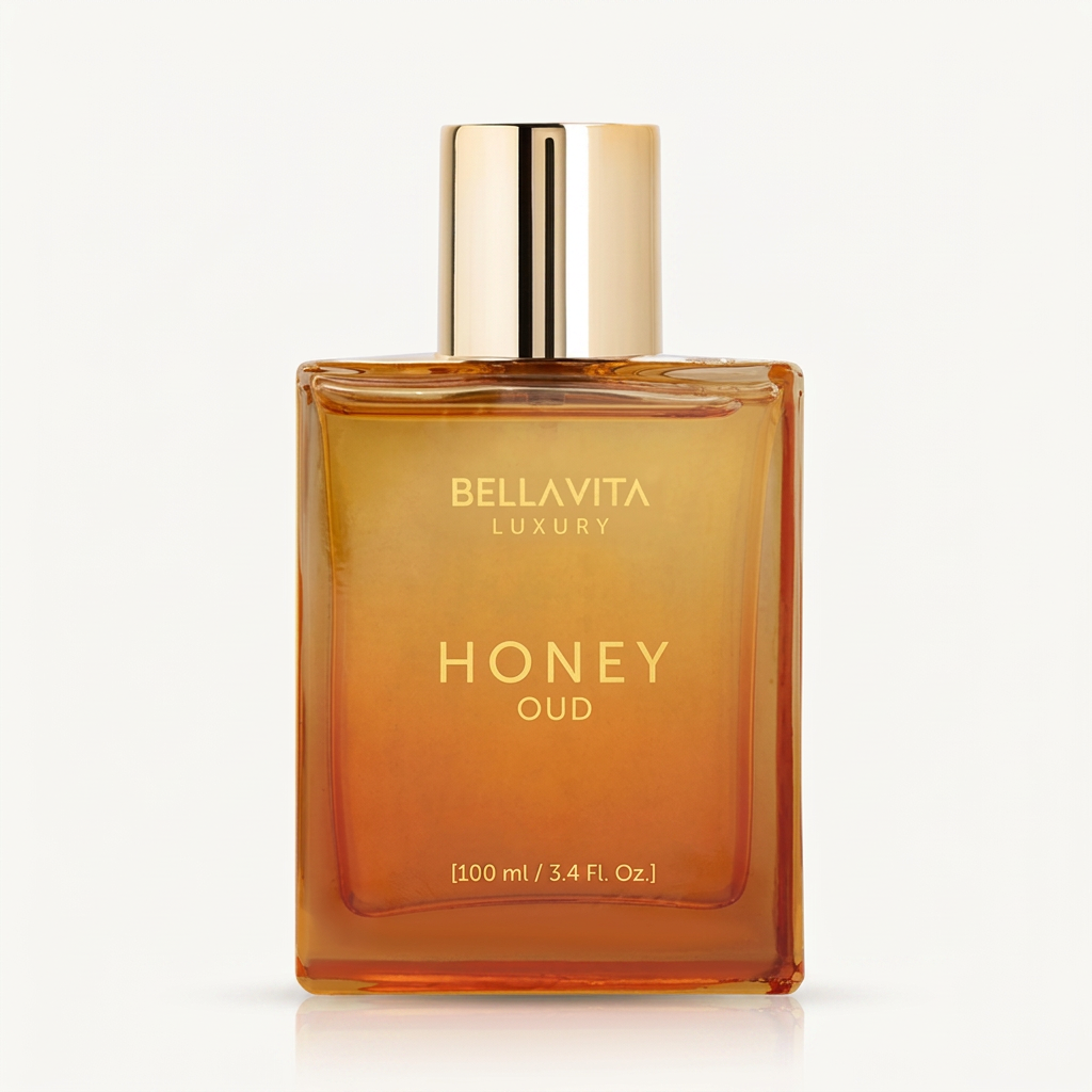 BellaVita Luxury Honey Oud Eau de Parfum for Unisex – 100ml / 3.4 Fl. Oz.