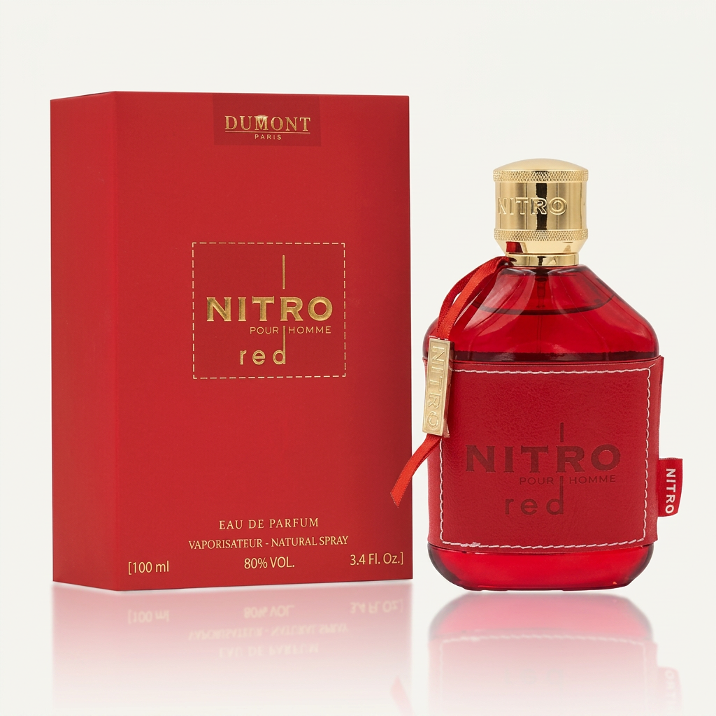 Dumont Nitro Red Eau de Parfum for Men – 100ml / 3.4 Fl. Oz.
