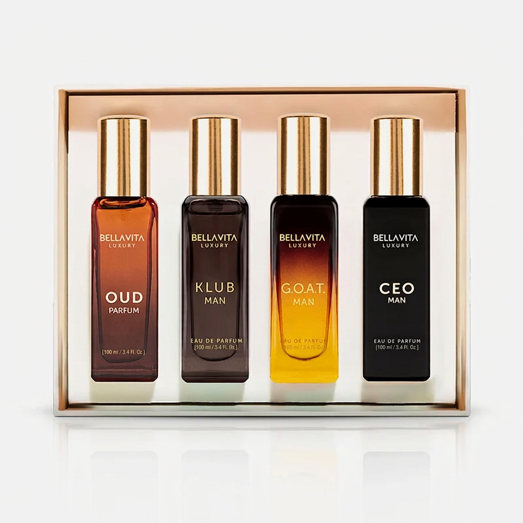 BellaVita Luxury Men’s Perfume Gift Set – 100ml / 3.4 Fl. Oz.