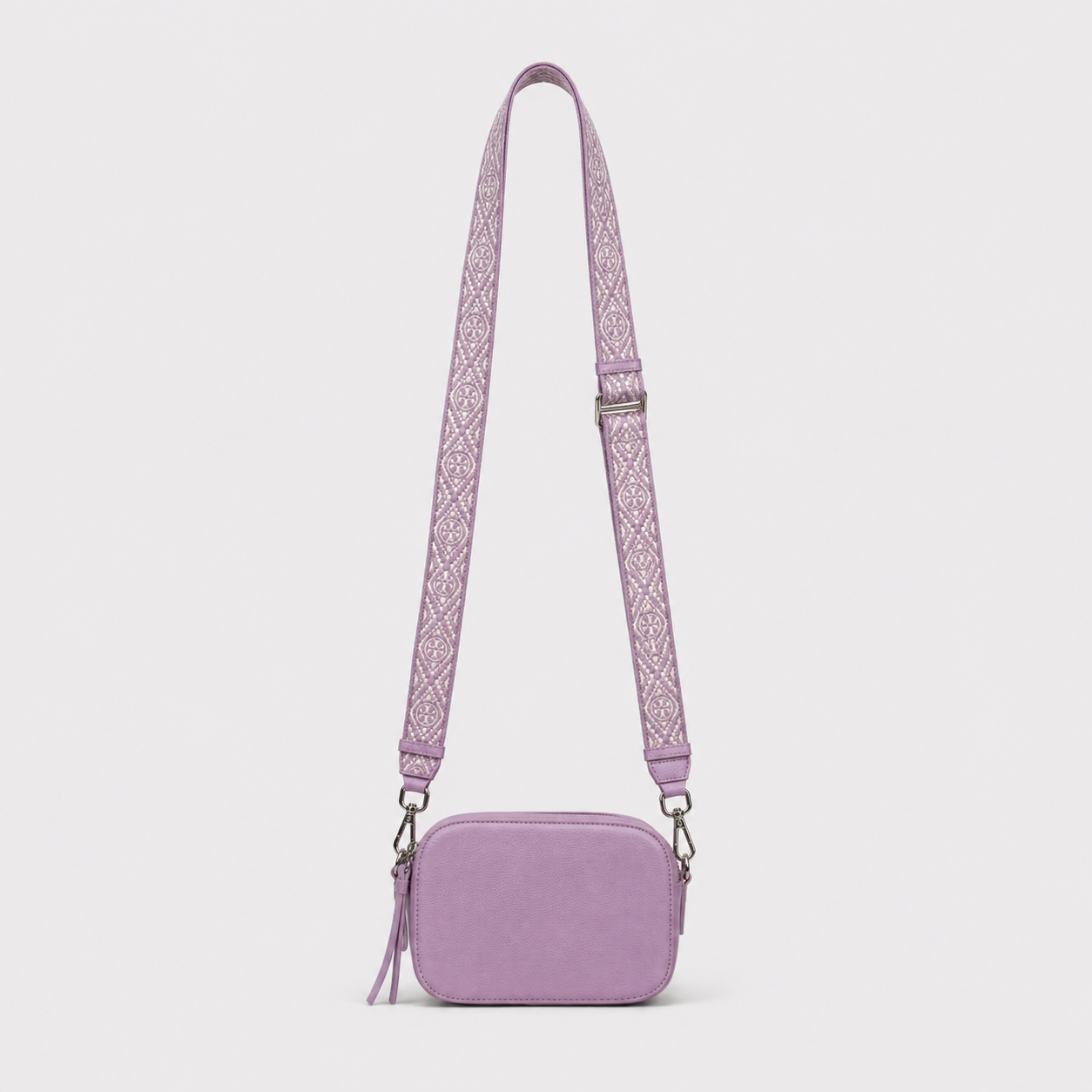 Vamtron Lavender Crossbody Camera Bag with Adjustable Strap